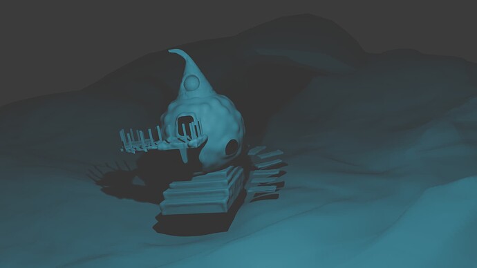 Hut surrounded by mountains and snow.