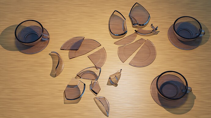 Shattered Tea Cup