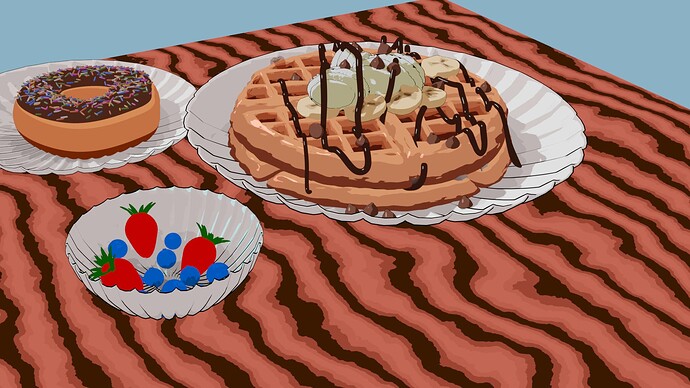 WAFFLE-Stylized Scene
