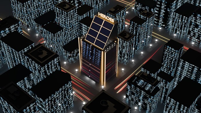 Super Heroe Headquarters Render