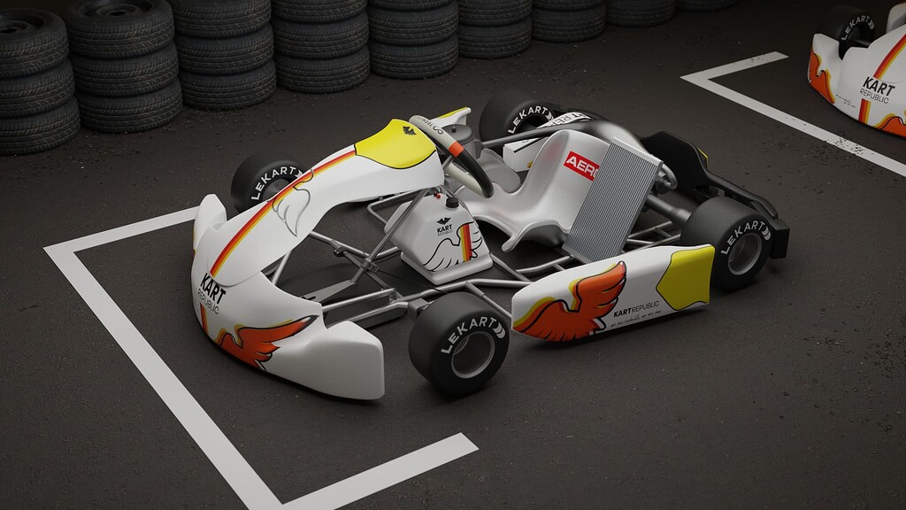 GoKart Finished Projects Blendermania3D