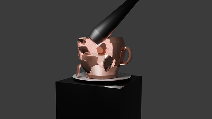 Shattered Tea cup