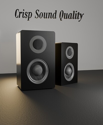 Speaker Broduct Render