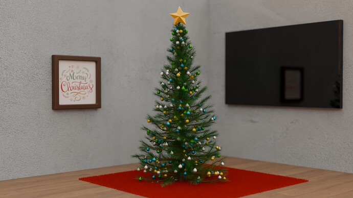 Christmas tree And Ornament!