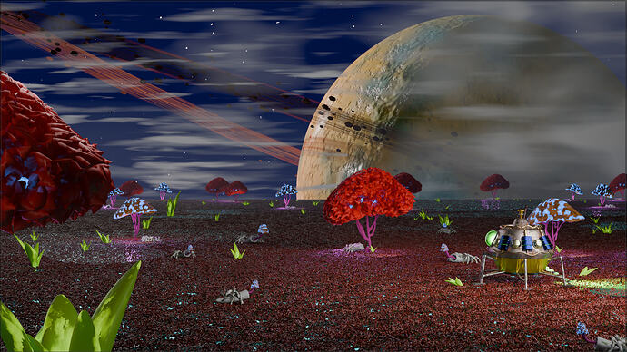 MC Alien Planet render