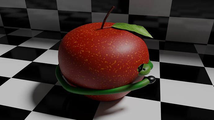 Snake and Apple