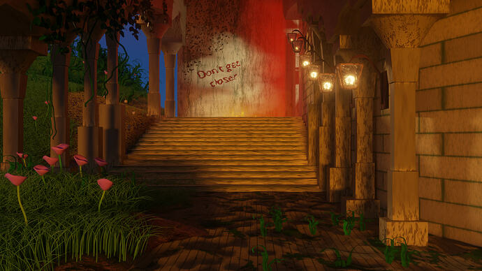 WC Stairway composite render
